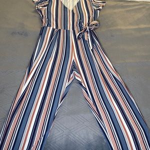 Simple Striped One Piece
